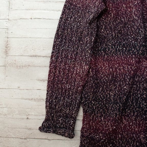 Sanctuary Ombre Hi Lo Textured Rolled Hem Sweater size L - Picture 8 of 8